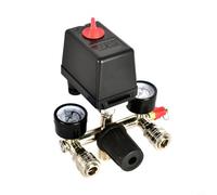 Risveglio Pressostat de compresseur d'air 95-120 PSI Régulateur Vanne de contrôle 1/2" NPT pour chargement/déchargement automatique (connecteur allemand)