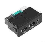 Risveglio Prise d'interface audio de voiture double port USB AUX pour Nissan Maxima 2016 à 2018 ajustement direct pour adaptateur multimédia Hub 795405013