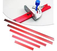 Risveglio Rail à onglet en alliage d'aluminium 45 type T-Track pour table de routeur, scie à table et scie à ruban pour rouge, 600 mm
