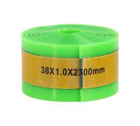 Risveglio Revêtement de pneu pour vélo de 26 pouces 700 C 27,5 29, anti-crevaison pour TPU avec couche de fibre de verre, protection de chambre à air pour route, VTT, cyclisme, vert (38 x 2300 mm)