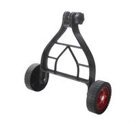 Risveglio Roue de support avec absorption des chocs, guide droit réglable, tondeuses à gazon et mangeurs, améliore la stabilité et la maniabilité sur terrain rugueux pour terrain noir