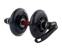 Risveglio Rouleau de roue à dégagement rapide en polyuréthane pour fourche de vélo, protection de fourche avant en alliage d'aluminium pour VTT, vélo de route, rouleau de traction lisse, installation