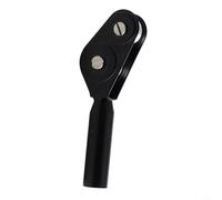 Risveglio Roulette de guidage en métal pour canne à pêche - Amovible - Pour bateau de mer - Ligne robuste - Trou de 3,5 mm - Trou de 8 mm - Noir (4,5 mm)
