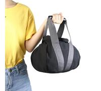 Risveglio Sac de sable Kettlebell réglable en toile avec poignée pour | Sac de poids vide de 0 à 15,9 kg pour la stabilité de la force pour l'endurance, équipement d'entraînement portable pour les
