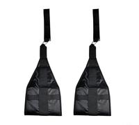 Risveglio Sangles abdominales suspendues pour barre de traction, entraînement de force avec crochets robustes, ceinture d'exercice abdominale réglable pour salle de sport à domicile, noir