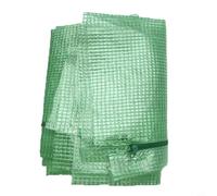 Risveglio Serre de rechange à 4 niveaux - 69 x 49 x 158 cm - En PVC transparent - Abri résistant aux intempéries - Pour jardin, balcon, terrasse (cadre non inclus) (vert)