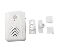 Risveglio Sonnette à détecteur de mouvement PIR alimentée par USB avec lecteur audio MP3, pour détection de 4 m, alarme infrarouge à induction, sécurité domestique, blanc