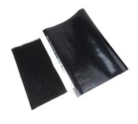 Risveglio Soufflet d'accordéon télescopique pour fraiseuse, protection contre les éclats en caoutchouc souple, protection contre l'huile 400 x 600 mm (400 x 600 mm + 500 x 650 mm)