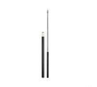 Risveglio Stylet télescopique rétractable extra long avec pointe de flocage en alliage d'aluminium pour écran tactile tablettes et smartphones Blanc
