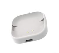 Risveglio Support de charge pour caméra Go - Base compacte en ABS avec ventouse magnétique et trou pour cordon - Station d'accueil portable de voyage (noir) (blanc)