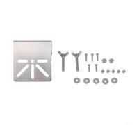 Risveglio Support de gouttière robuste pour caméra de sécurité solaire E42 Eufy - Support en métal antirouille pour surveillance extérieure PTZ - Argenté