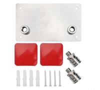 Risveglio Support de pot en mousse en acier inoxydable avec connecteur de 6,35 mm, support mural peu encombrant pour lave-linge (deux trous)