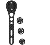 Risveglio Support d'ordinateur de vélo en fibre de carbone pour Bryton | Wahoo Compteur de vitesse léger antirouille pour support d'extension de potence de vélo avec réglable