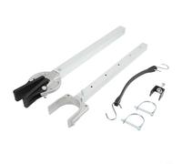 Risveglio Support réglable pour remorque de bateau de 58,4 à 89,9 cm, support de moteur hors-bord robuste avec tête composite