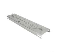Risveglio Support rotatif pour grille de poisson en acier inoxydable, 52 cm, pour planche à saumon flamme, compatible avec brasero et barbecues (A)
