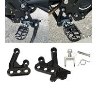 Risveglio Supports de repose-pieds en aluminium noir pour Sur-Ron pour Light Bee X/S, pour pédales de moto pour une stabilité et un contrôle améliorés sur les motos tout-terrain électriques