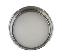 Risveglio Tamis de test de 20 cm en maille d'acier inoxydable 304 avec cadre chromé pour contrôle des grains de sol, poudres, médicaments, maille 4-600 (maille 600)