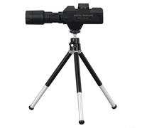 Risveglio Télescope monoculaire numérique zoom 70x HD 2MP caméra avec trépied WiFi Smartphone connexion Wildlife Birdwatching Concerts Noir