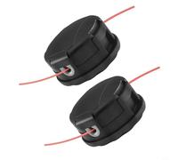 Risveglio Tête de débroussailleuse pour Echo Eater et 400, construction PA 30GF, facile à installer, 2 petites et 2 grandes lignes de style italien, noir (S : 10,5 cm)