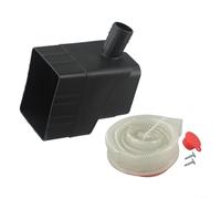 Risveglio Tuyau de descente de gouttière - Système de collecte d'eau de pluie - Tuyau de 101,6 cm - Connecteur de filtre ABS - Stockage d'eau de jardin - Noir