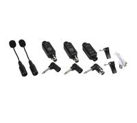 Risveglio UHF Système de microphone saxophone sans fil 16 canaux 800 mAh 8 h d'autonomie 40 Hz à 20 kHz pour enregistrement de scène et répétition Noir