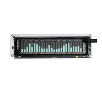 Risveglio VFD2515 Kit d'affichage d'analyseur de spectre audio, 25 segments | VU mètre avec commande vocale, écran en verre, coque en acrylique, entrée 5 V de type/12 V, module électronique à monter