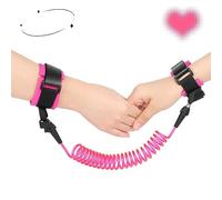 RISVOWO 2M Harnais Enfant, Bracelet Anti Perte Enfant, Anti-Perdu Poignet Ceinturec, Attache Enfant Sécurité Poignet, pour Enfant et Bebe Attache Enfant Sécurité Poignet