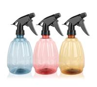RISVOWO 3PCS Flacons Pulverisateur Vaporisateur 500 ml Bouteilles en Plastique, Spray Réutilisable, Bouteille Vaporisateur d'Eau, Flacon Pompe Vides pour Nettoyage, Plantes, Jardinage, Coiffeur
