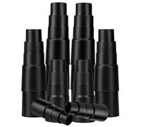 RISVOWO 8 pcs Adaptateurs pour Tuyau, 25mm à 42mm, PVC, Noir, Embout de Tuyau Aspirateur Accessoires pour Aspirateurs
