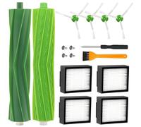RISVOWO Accessoires de Remplacement Aspirateur pour Roomba j7 j7+ i7 i7+ i7 Plus E5 E6 E7 8 i8+ i6 i6+ i3 i3+ i4 i4+Pièces de Rechange, 4 Filtre,4 Brosses Latérales, 2 Brosses en Caoutchouc