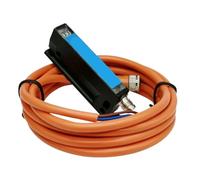 RISWEKFW 1 pièce 40N415, Machine d'étiquetage Auto-adhésive, capteur de détection d'étiquettes Non Transparentes, Type Fente oculaire(M8 Connector)