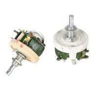 RISWEKFW 1 pièces BC1 Haute Puissance Fil enroulé cuisinière à Induction en céramique Haute température Dissipation Thermique potentiomètre Bouton Coulissant résistance de Disque réglable(300W-150RJ)