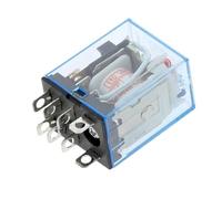 RISWEKFW 1pcs General Purpose LY2NJ HH62P Electronic Micro Electromagnetic Relay LED Lamp 10A 8 Pins Coil DPDT DC12V 24V AC110V 220V(DC 36V)