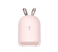 RIsxffp Humidificateur d'air pour usage domestique avec diffuseur d'huiles essentielles Parfum corne de cerf/oreille de lapin Rose