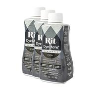 Rit Dye Lot de 3 teintures liquides synthétiques Graphite 236 ml
