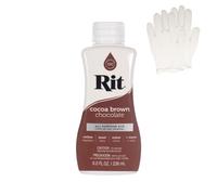 Rit Dye - Teinture liquide pour tissu pour travaux manuels, vêtements et décoration - Flacon de 237 ml - Marron cacao