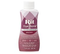 Rit DyeMore Teinture liquide en fibre synthétique pour vêtements, décoration et travaux manuels - 200 ml - Prune