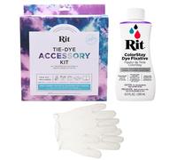 Rit Kit tie Dye avec ensemble fixateur ColorStay - Kit tout-en-un avec gants pour réduire les bavures de couleur