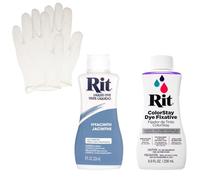 Rit Teinture liquide avec ensemble fixateur ColorStay - Kit tout-en-un avec gants pour réduire les bavures de couleur (jacinthe)