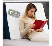 Ritalia® Coussin Anti Reflux 65x60x20 cm | REHAUSSEUR Matelas Adulte avec Mousse MÉMOIRE | Coussin DE Lecture pour LIT | Coussin Dossier DE LIT & Coussin Triangulaire