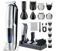 ritarga Tondeuse à barbe pour homme, rasoir électrique, moustache, corps, nez, oreille, cheveux et visage