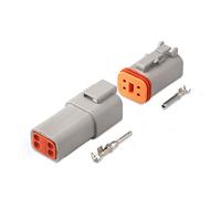 RITARO 1 Ensemble Deutsch DT 2 3 4 6 8 12 Broches connecteur étanche Automatique Automobile scellé électrique mâle et Femelle Prise DT06-2S DT04-2P (Color : 4 Pin, Size : 1 Set)