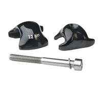 Ritchey Collier adaptateur tige de selle WCS 1-bolt 7x9,6 mm pour rails Fizik (carbone)