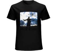 Ritchie Blackmore's Rainbow Black Mens T-Shirt Graphic Unisex Tee Shirt Manches Courtes(XX-Large)