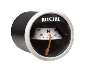Ritchie X-23WW RitchieSport Boussole pour Tableau de Bord Blanc/Noir
