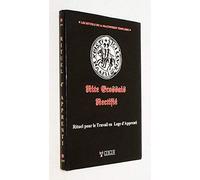 rite ecossais rectifie, rituel pour le travail en loge d'apprenti