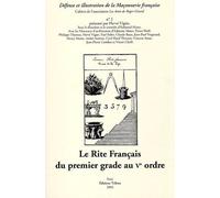 Rite français du premier grade au Ve ordre