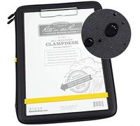 Rite in the Rain Bureau à pince, résistant aux intempéries, 35,6 x 27,0 cm, noir, avec surface d'écriture, espace de rangement intérieur (n° 296)