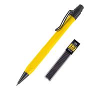 Rite in the Rain Porte-mine résistant aux intempéries, corps jaune, mine foncée de 1,3 mm, 12 recharges de mines (n° YE15)