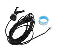 Rite Salt Interrupteur de débit avec câble de 4,6 m, pour modèles logiques et de remplacement GLX-FLO-HP, Q-12DS-C2, construction en polypropylène facile à installer pour une surveillance précise du